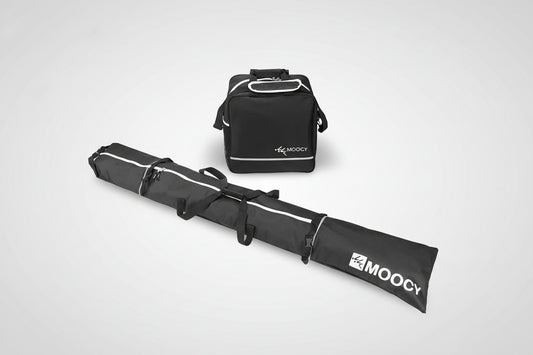 SnowTravel Set - Set 2 en 1 bolsa esquís/snowboard y bolsa accesorios
