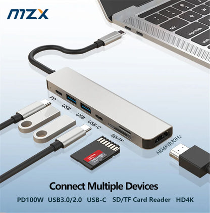 MZX ProDock 7 – Estación Docking 7 en 1 USB-C