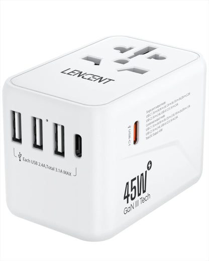 PowerWorld – Universal Adapter with Fast Charging