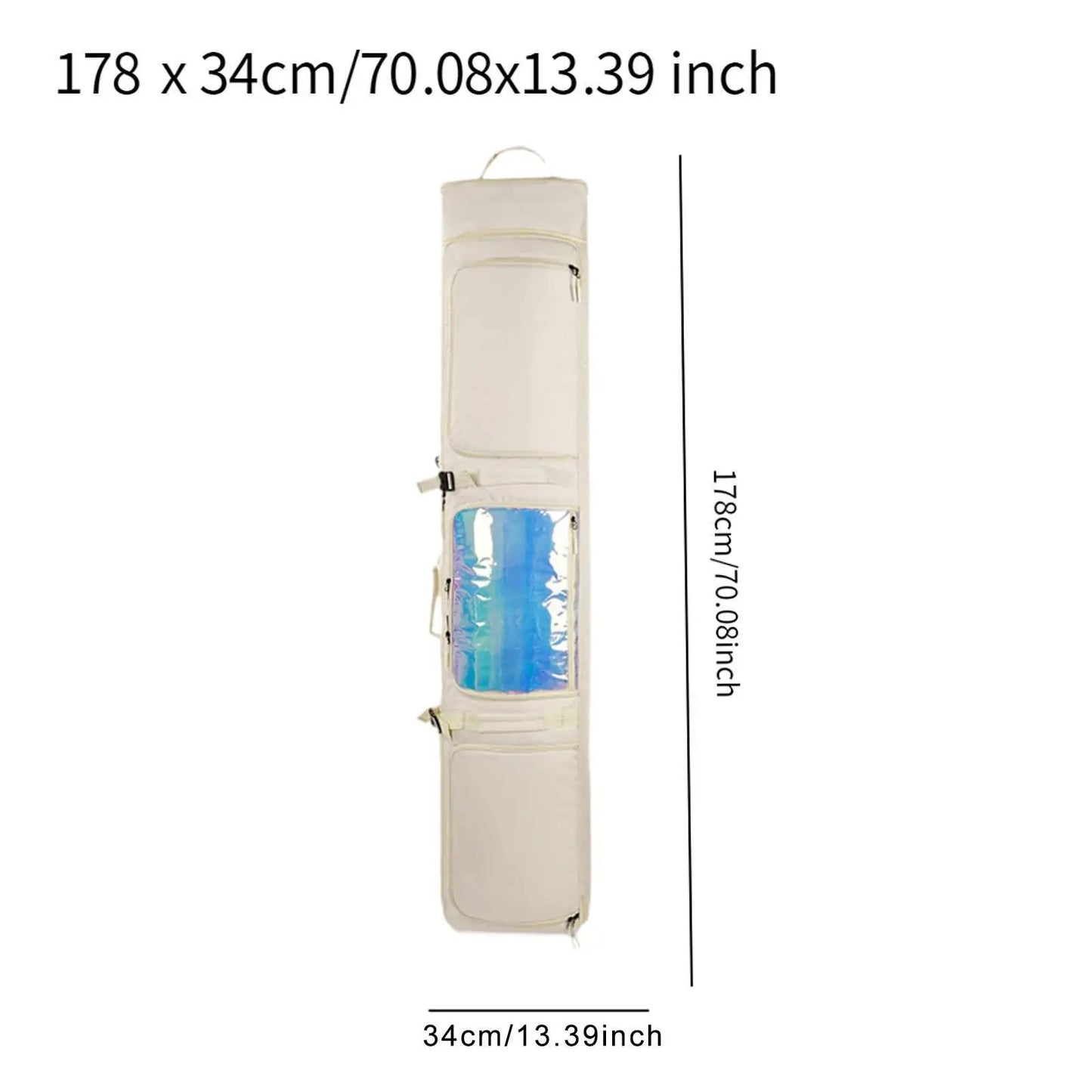 SnowGlide XL - bolsa con ruedas esquís/snowboard 100l