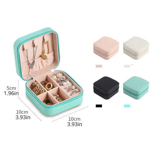GlamBox – Mini Joyero de Viaje en PU Leather
