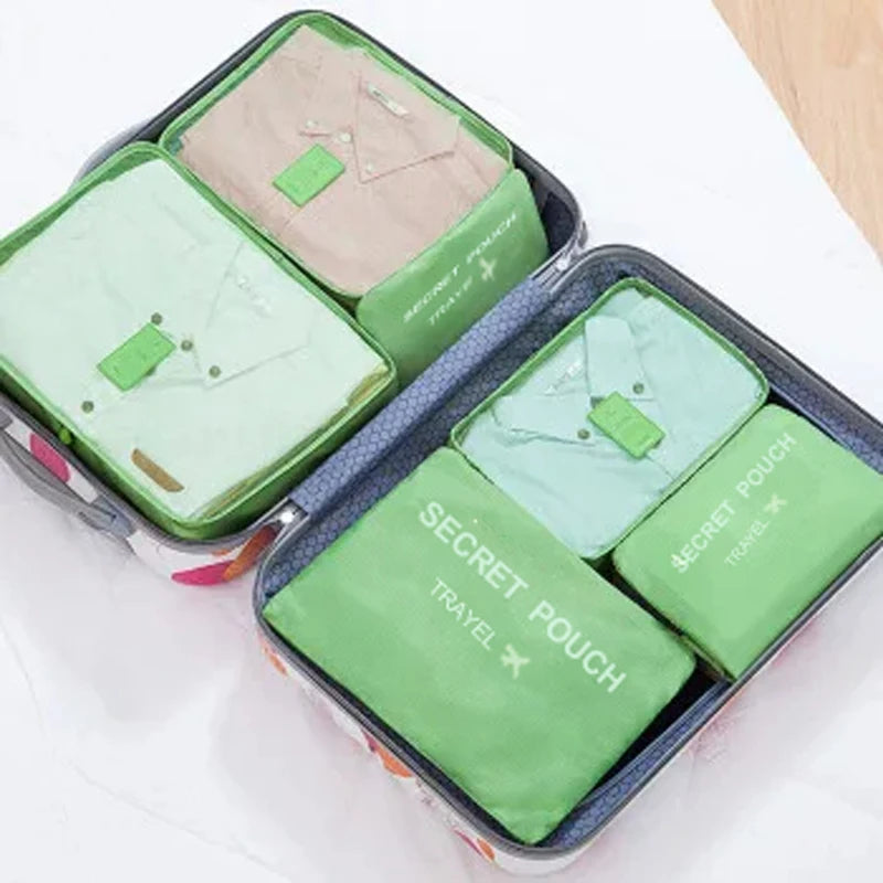 PackTravel - Set de 6 Bolsas de Almacenamiento de Viaje