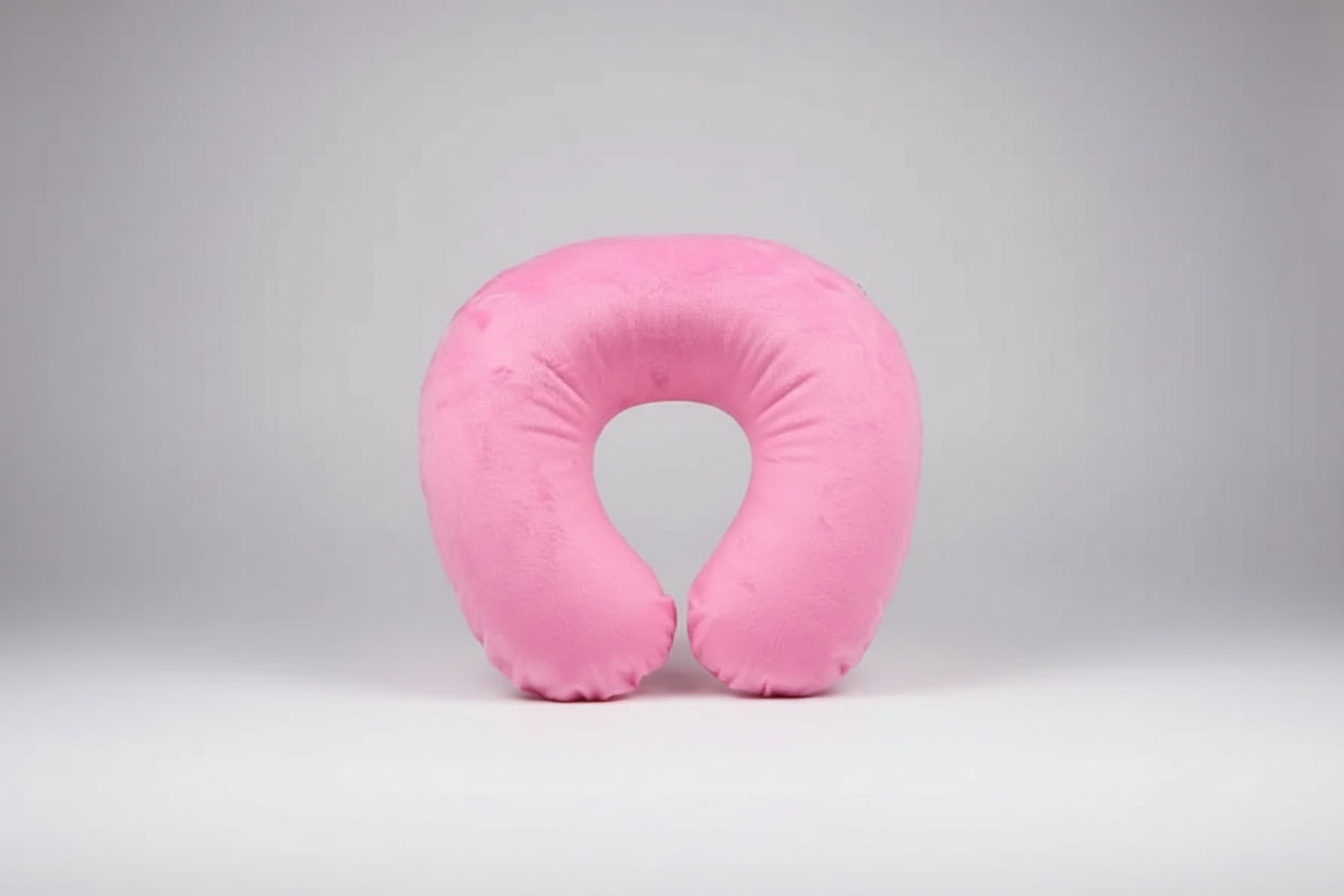 AirComfort – Inflatable Travel Pillow with Velvet Cover