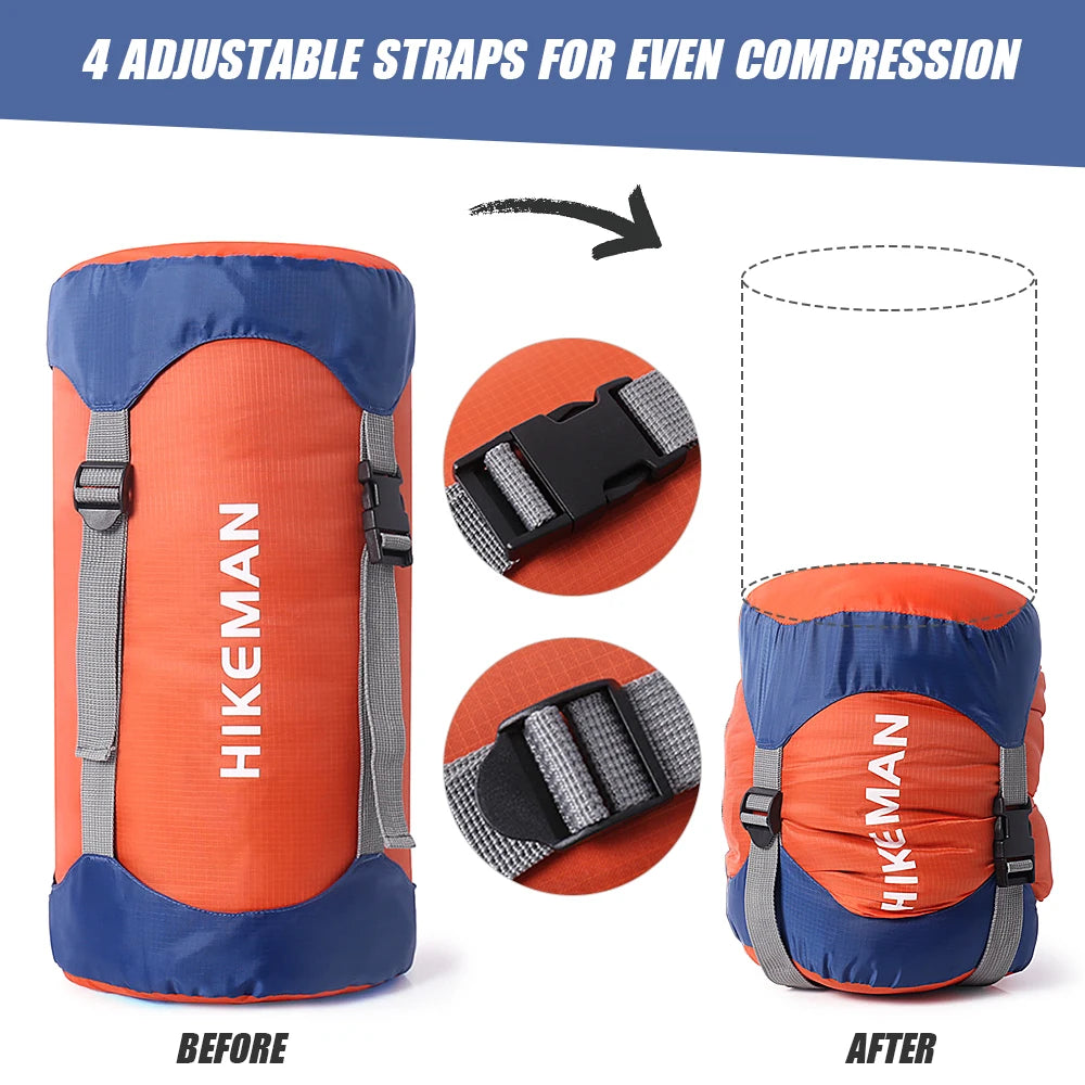 PackLite – Bolsa de Compresión Ultraligera e Impermeable para Saco de Dormir