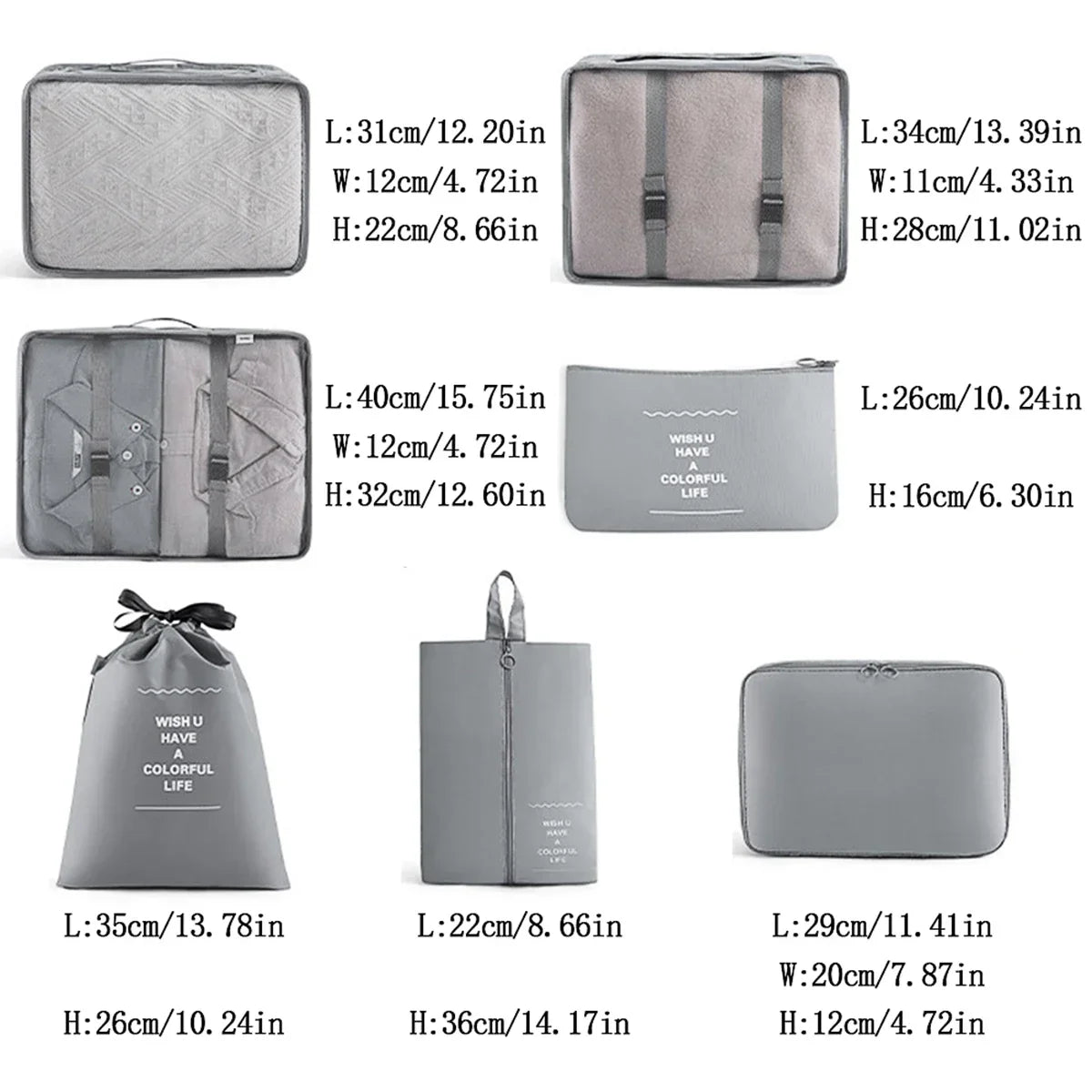 NeatPack – Set de Organizadores de Equipaje Plegables