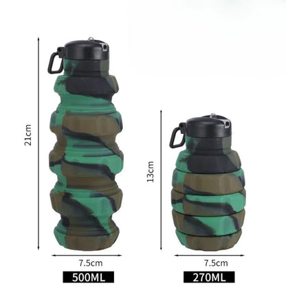 FlexSip2 – Botella de Agua Plegable de Silicona