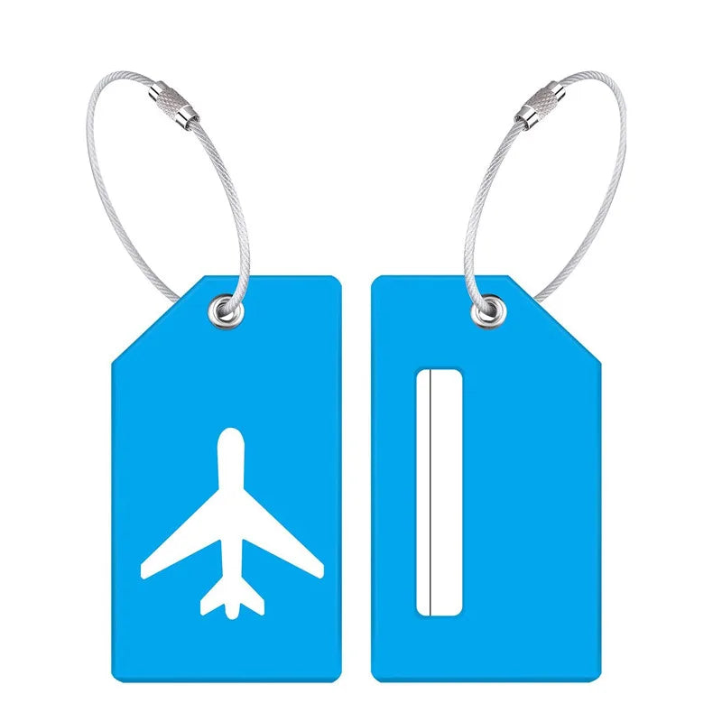 SwiftTag Duo – Etiquetas Minimalistas de Silicona para Equipaje (Pack de 2)