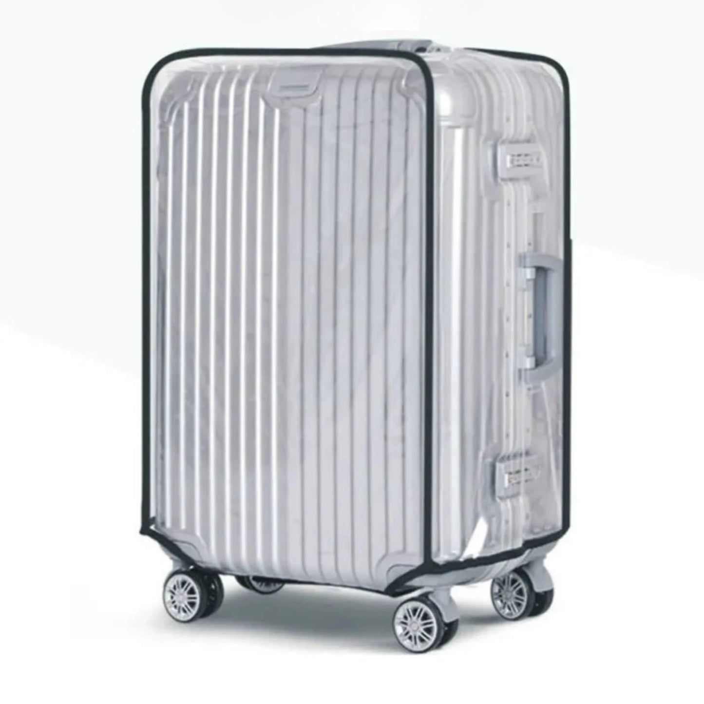 ClearGuard – Waterproof Transparent Suitcase Cover