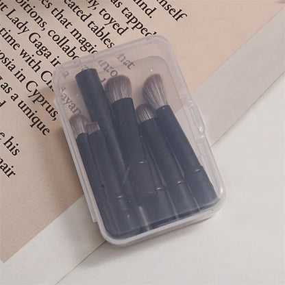 GlamOn-the-Go – Set de 6 Brochas Mini para Viajes