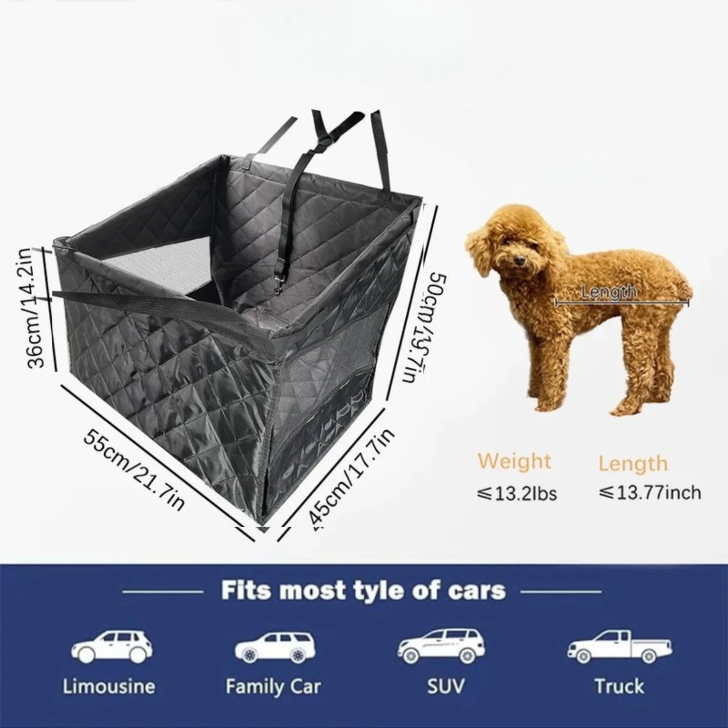 PawTravel – Asiento de Viaje Plegable para Mascotas | Impermeable y Seguro