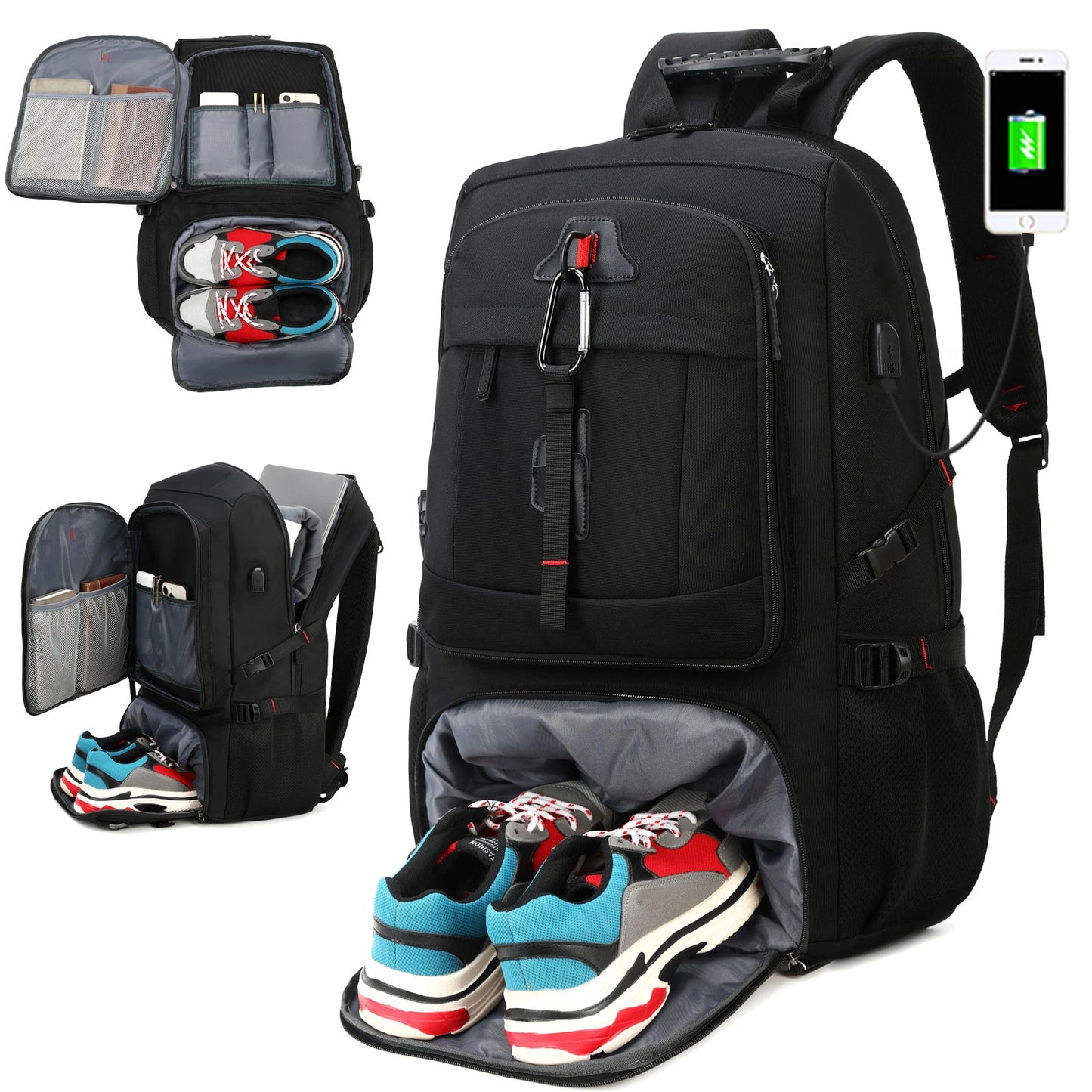 TrekMax 50L - Waterproof Travel and Adventure Backpack