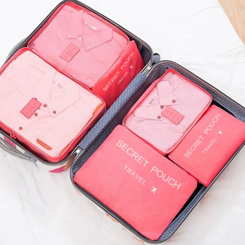 PackTravel - Set de 6 Bolsas de Almacenamiento de Viaje