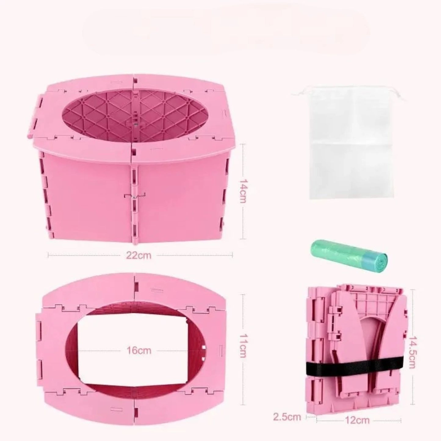 EasyGo Potty – Orinal Portátil y Plegable para Niñ@s