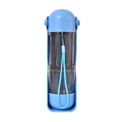 TravelFeeder – Botella de Agua y Comida para Perros y Gatos al Aire Libre