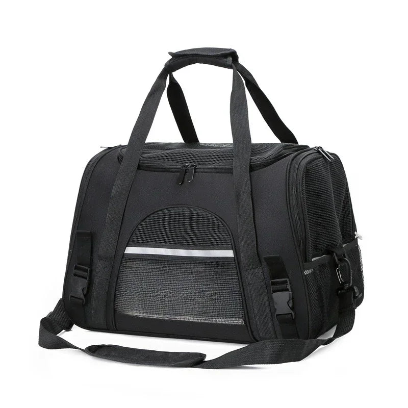 AeroComfort Pet – Transportín de Viaje Antisofoco con Cojín Acolchado