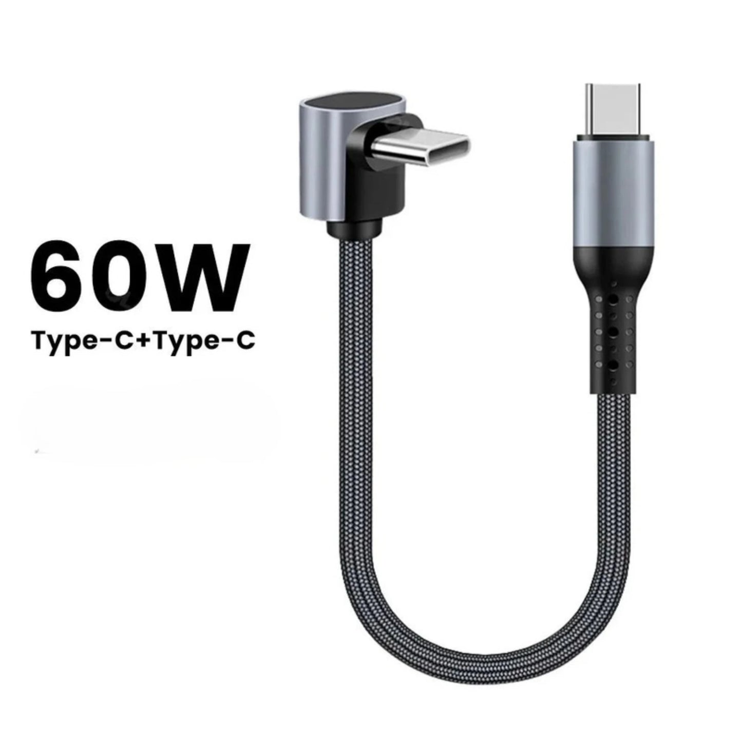 FlexiCharge - Cable USB Tipo C 90 Grados