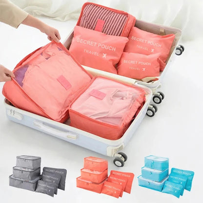 PackTravel - Set de 6 Bolsas de Almacenamiento de Viaje