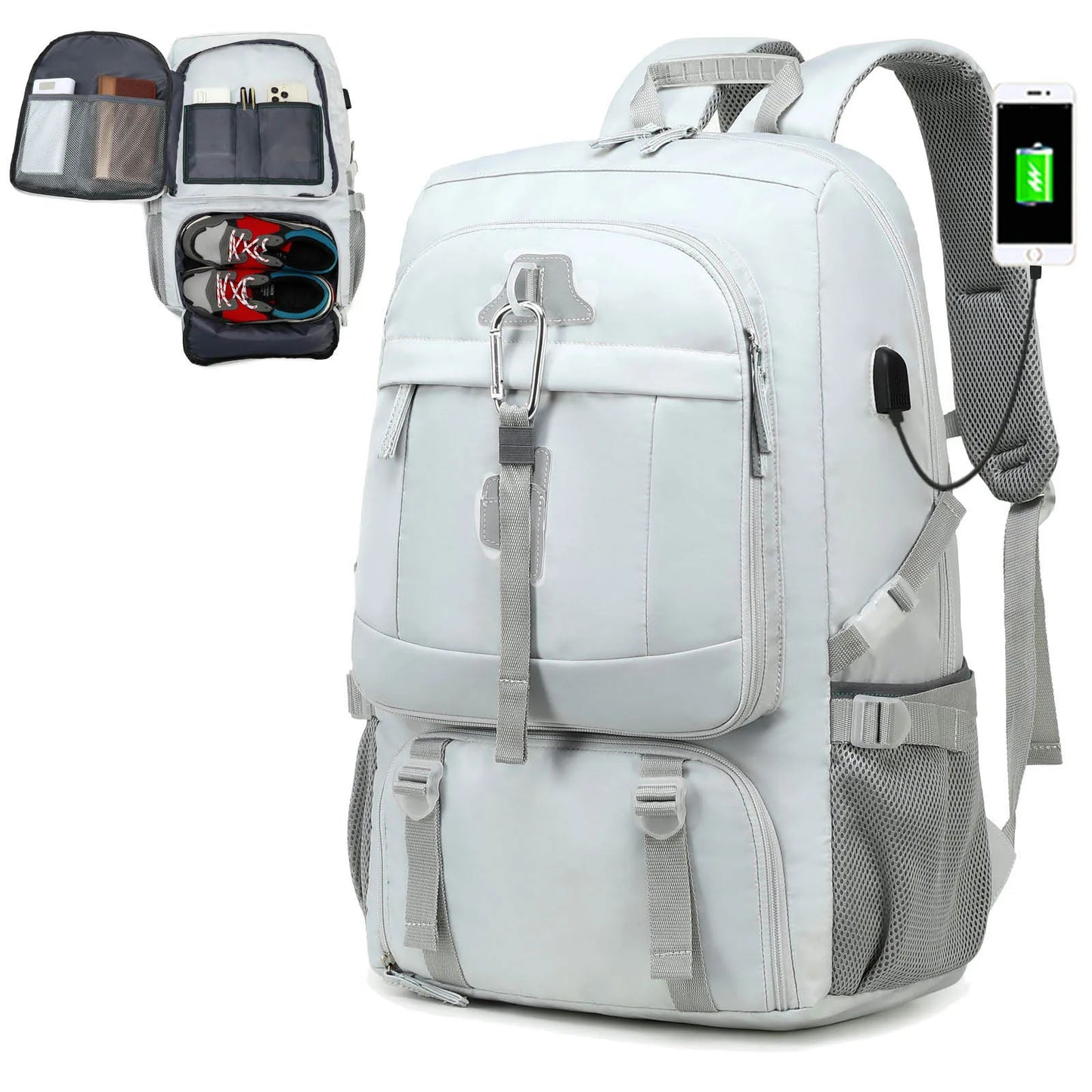 TrekMax 50L - Waterproof Travel and Adventure Backpack