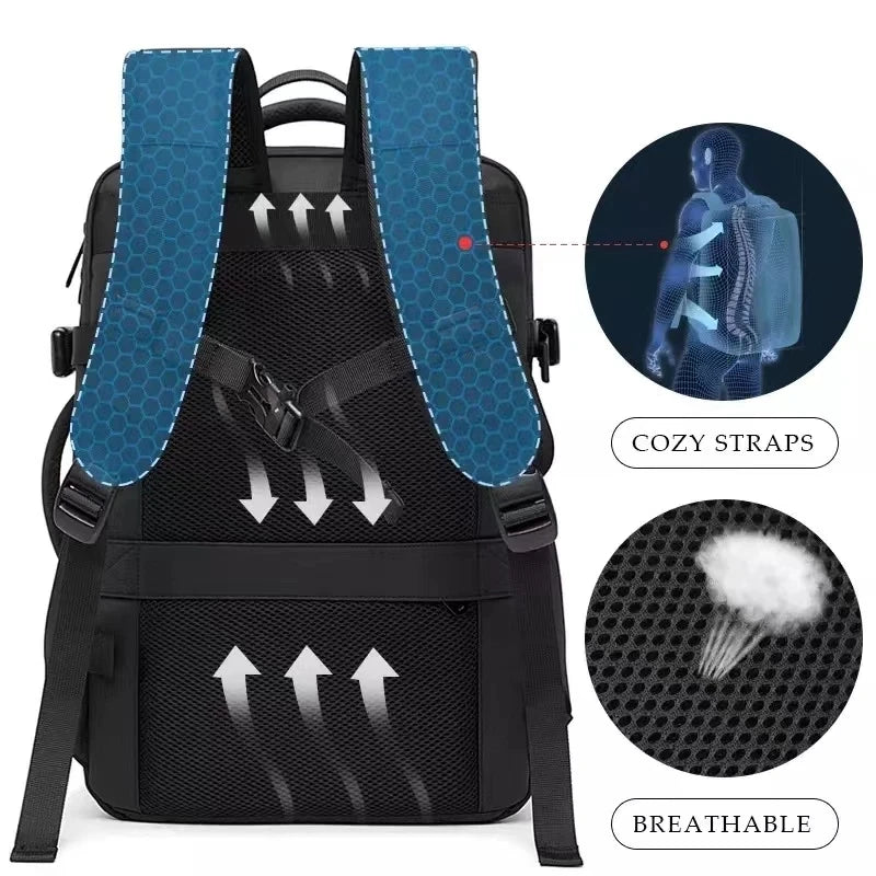 TravelPro - Mochila expandible 30/50L