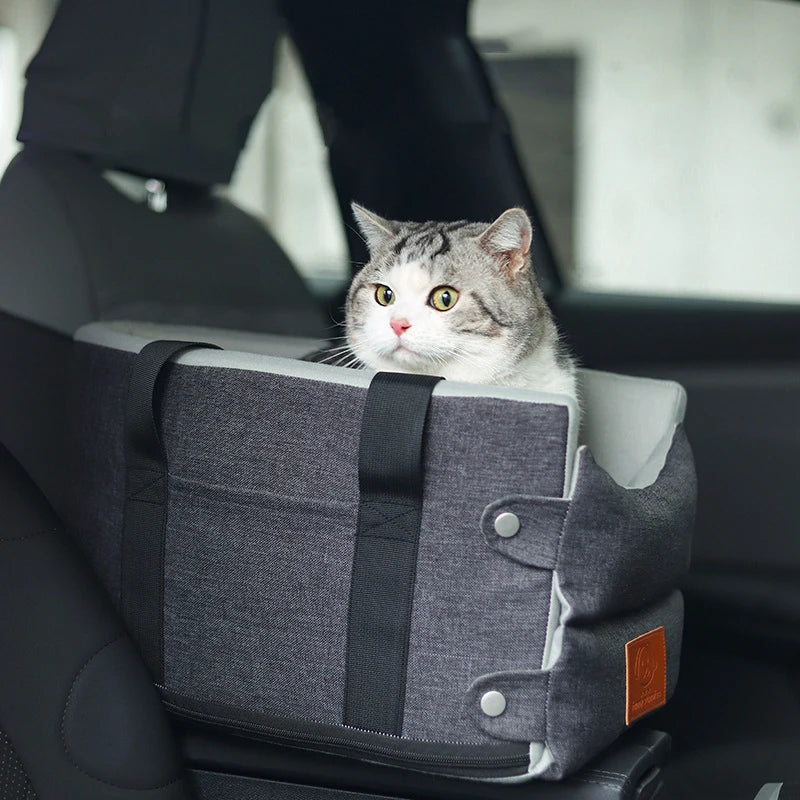 TravelBuddy Soft – Asiento de Coche y Transportín para Mascotas Pequeñas