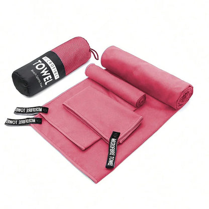 TriFit: Set de Toallas de Microfibra Ultra Absorbentes