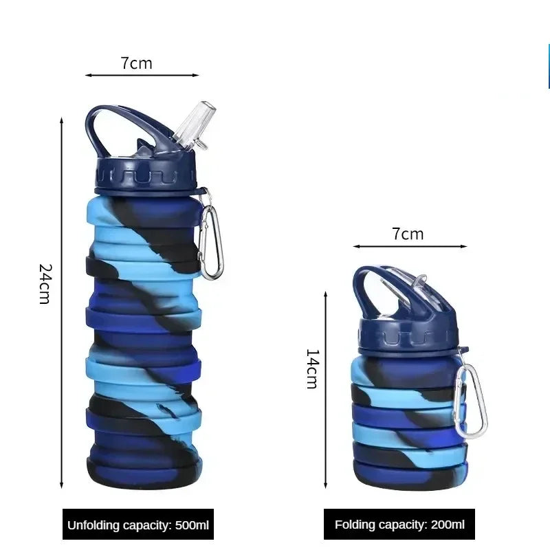FlexSip2 – Botella de Agua Plegable de Silicona