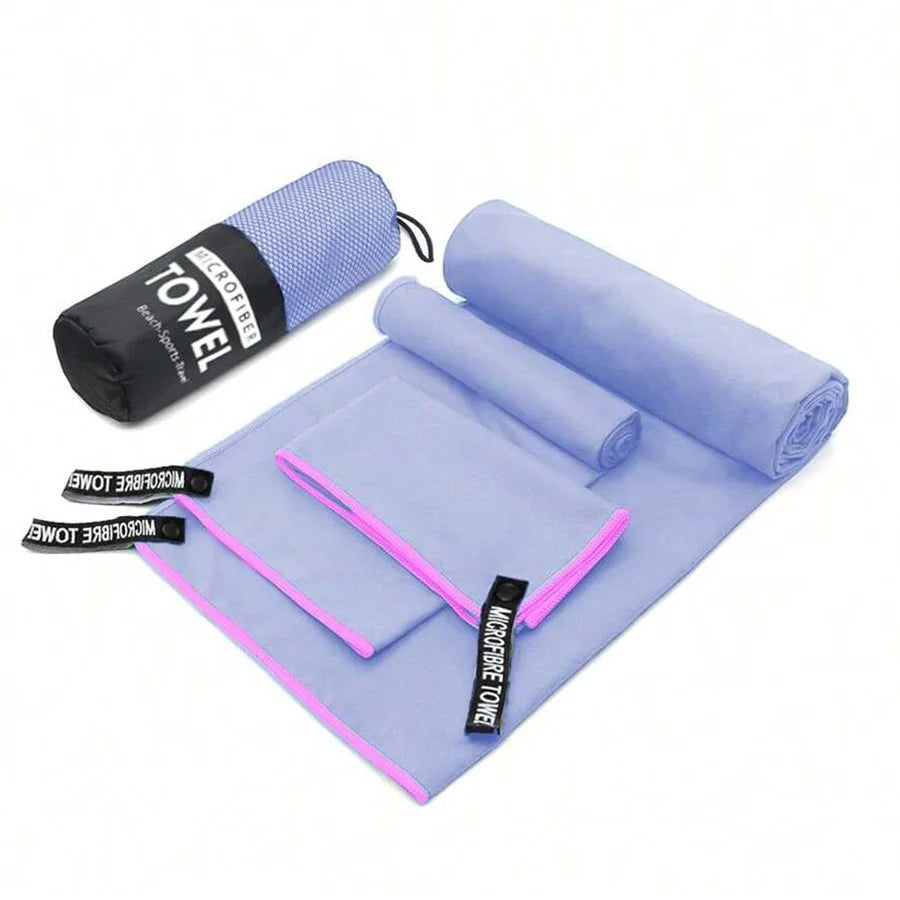 TriFit: Set de Toallas de Microfibra Ultra Absorbentes