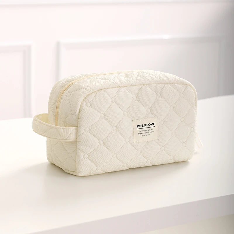 CottonPouch – Floral Cotton Toiletry Bag 