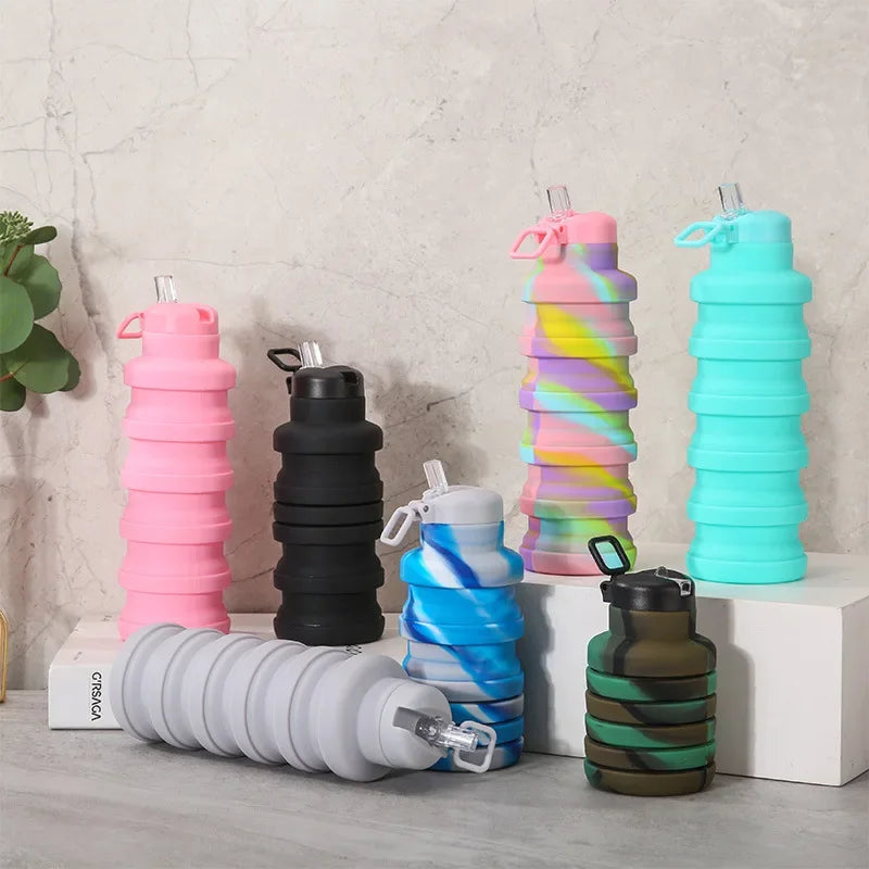 FlexSip2 – Botella de Agua Plegable de Silicona