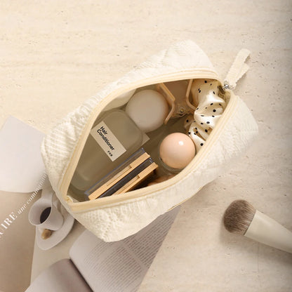 CottonPouch – Floral Cotton Toiletry Bag 