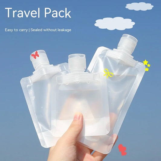 TravelPure – Set de Botellas Reutilizables para Viaje (5 Uds.)