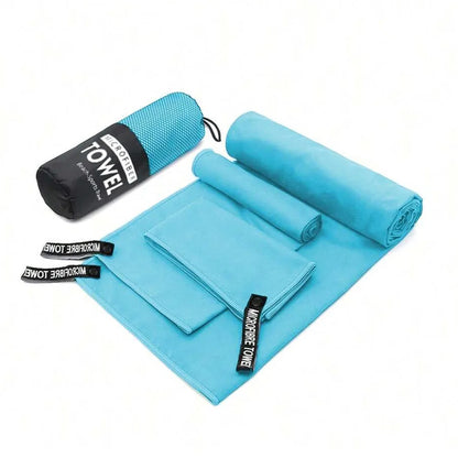 TriFit: Set de Toallas de Microfibra Ultra Absorbentes