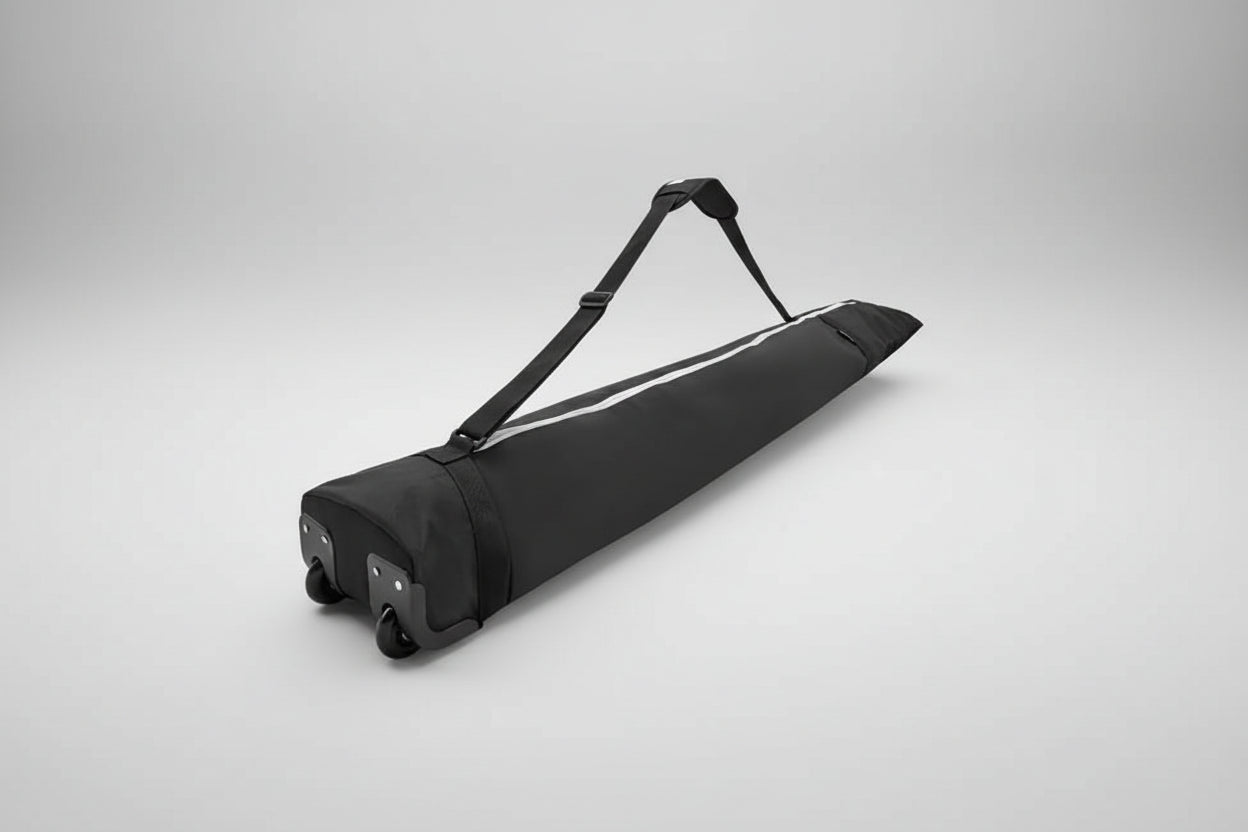 SnowRoll Go - Bolsa de snowboard/esquí con ruedas acolchada