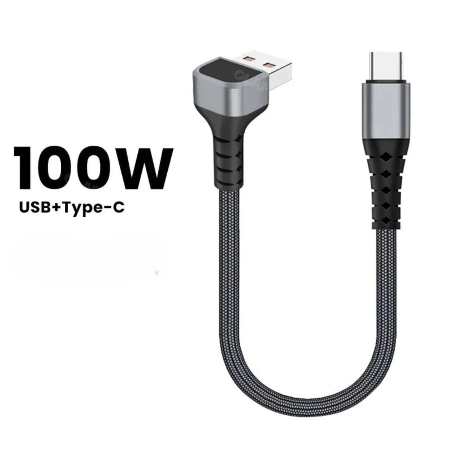 FlexiCharge - Cable USB Tipo C 90 Grados