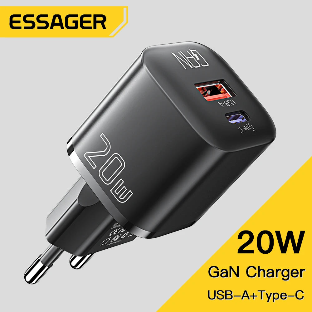 Essager GaN20 – Cargador Rápido 20W
