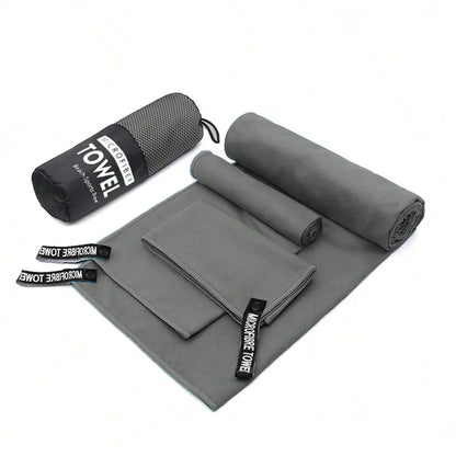 TriFit: Set de Toallas de Microfibra Ultra Absorbentes