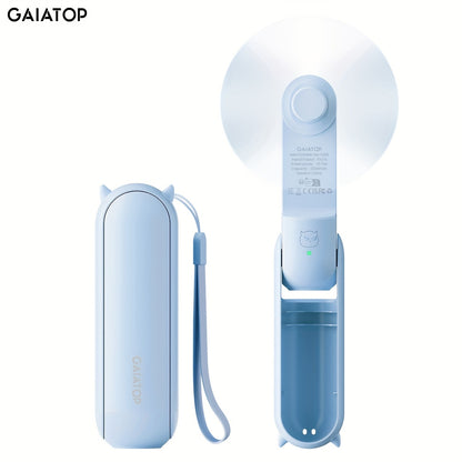 BreezeGo – Mini Ventilador Portátil Recargable