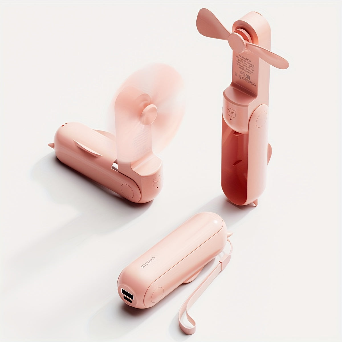 BreezeGo – Mini Ventilador Portátil Recargable